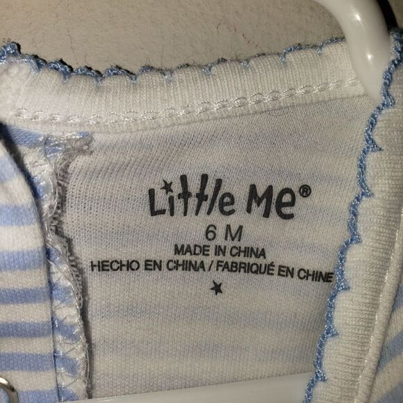 LITTLE ME LEMON PRINT BUBBLE DRESS SIZE 6 MONTHS - Picture 2 of 3